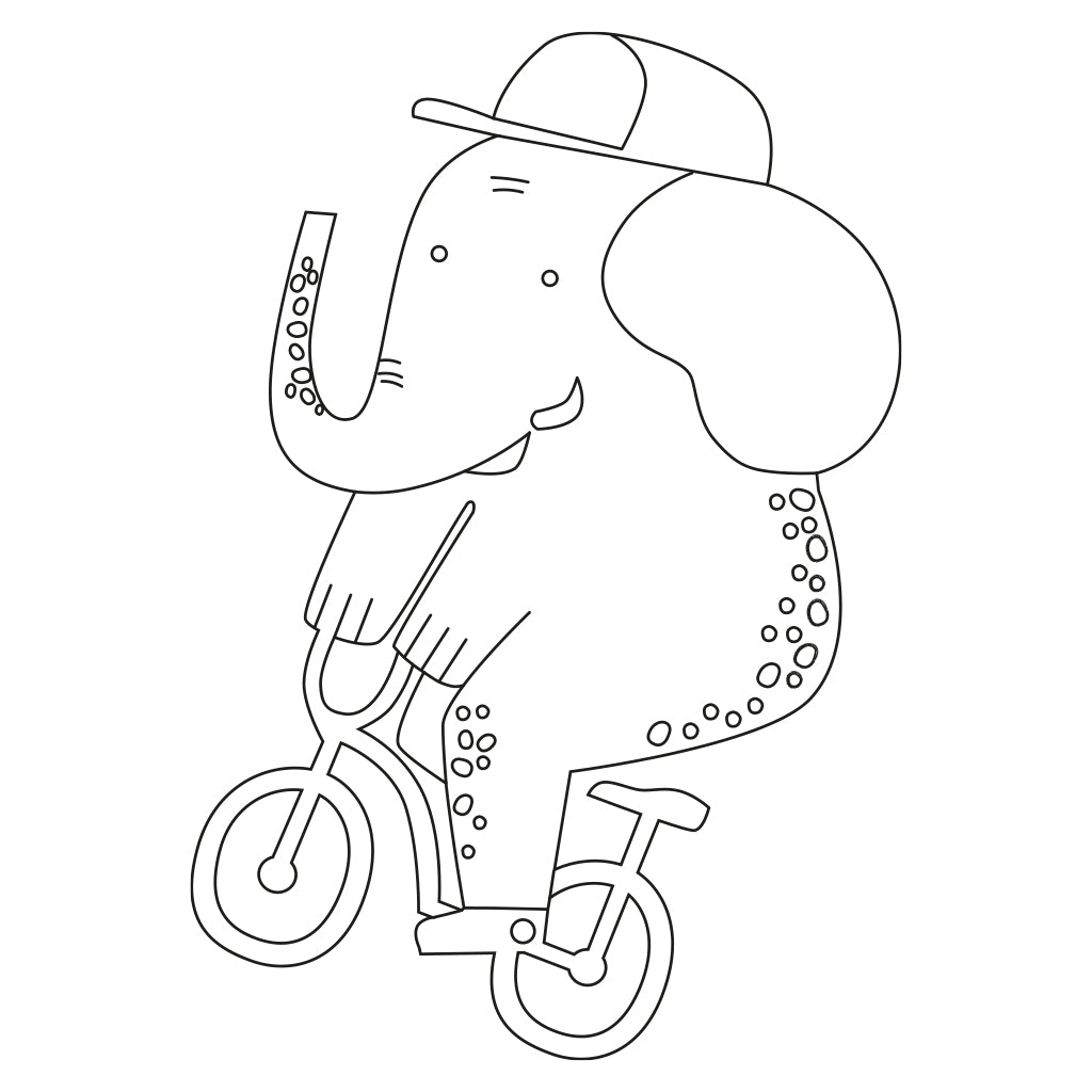 Elefante MDF figura para pintar