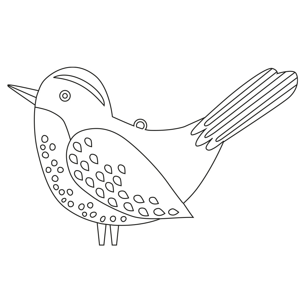 Loica MDF figura para pintar