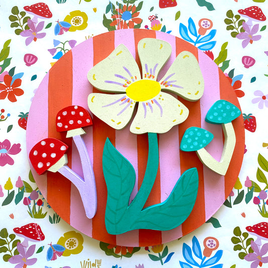 Figura decorativa MDF Jardín