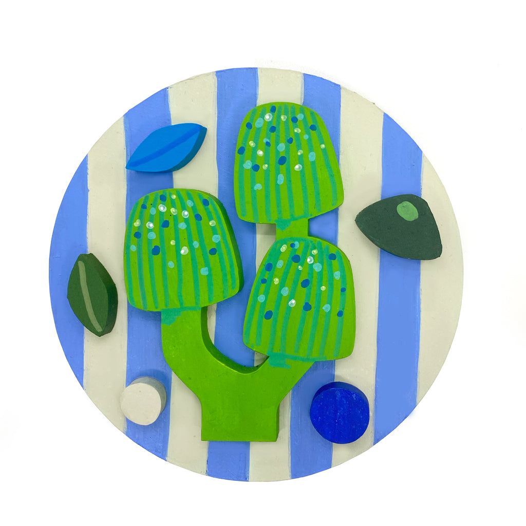 Figura decorativa MDF honguitos 3