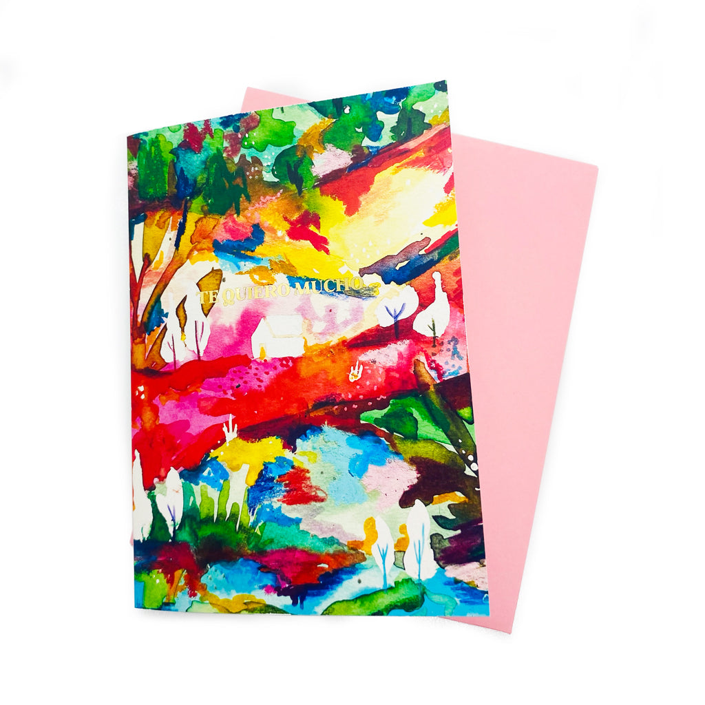 Tarjeta "Te quiero mucho"