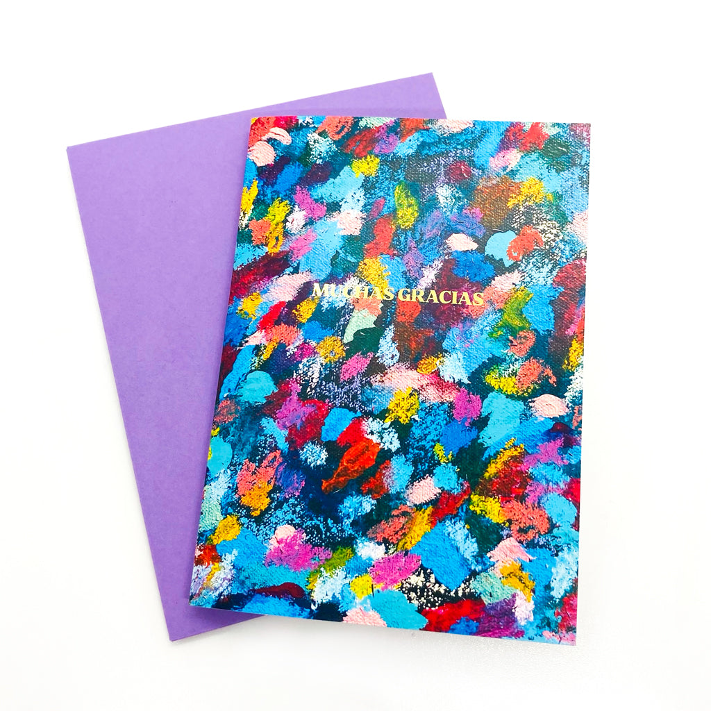 Tarjeta "Muchas gracias"