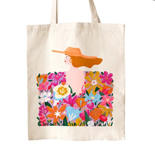 Tote "Spring flowers"