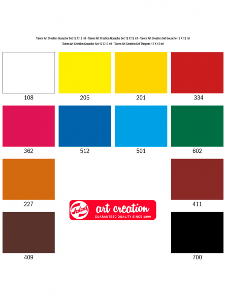 Gouache Art Creation Set 12 Colores 12ml
