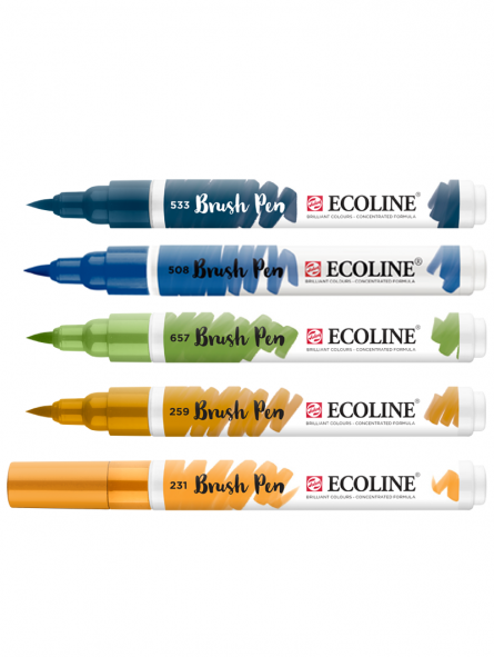 Set 5 Marcadores Acuarela Ecoline Van Gogh Museum