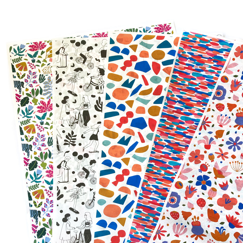 Set 5 papeles para envolver