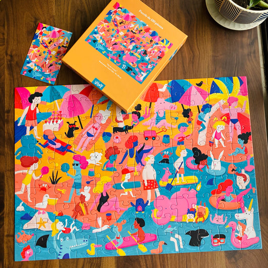 Puzzle 120 piezas Playa