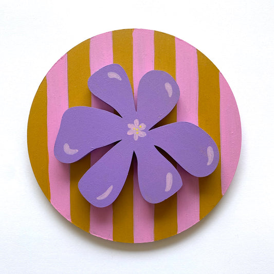 Figura decorativa MDF flores