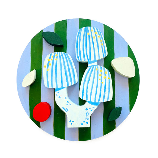 Figura decorativa MDF honguitos