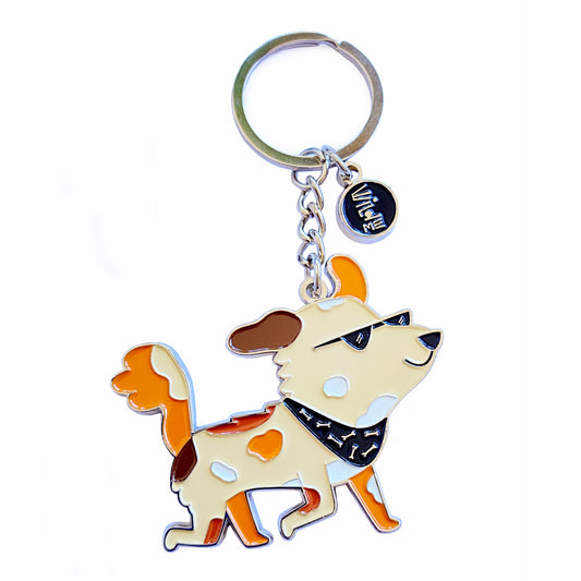 Llavero perrito con bandana