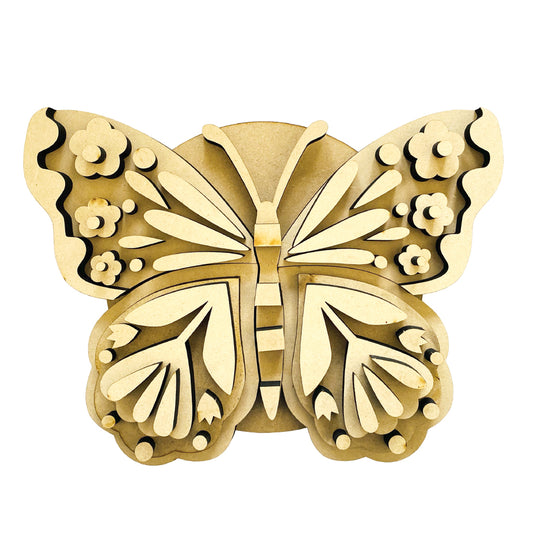 Set Mariposa MDF base redonda