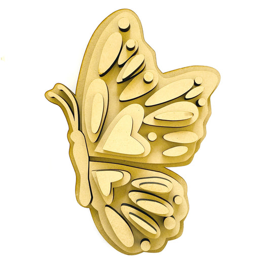 Set Mariposa MDF vista lateral