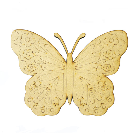 Mariposa MDF figura para pintar