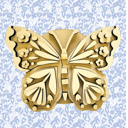 Set Mariposa MDF base redonda