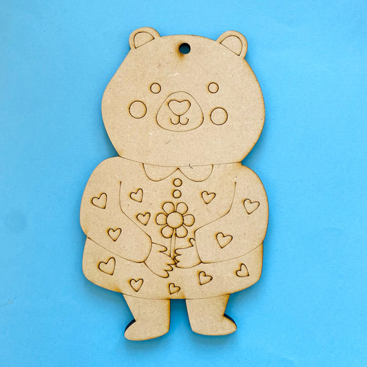 Osita MDF figura para pintar