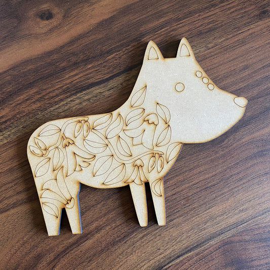 Pudú MDF figura para pintar