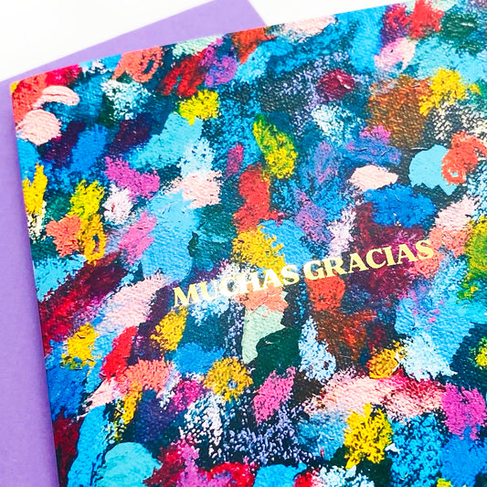Tarjeta "Muchas gracias"