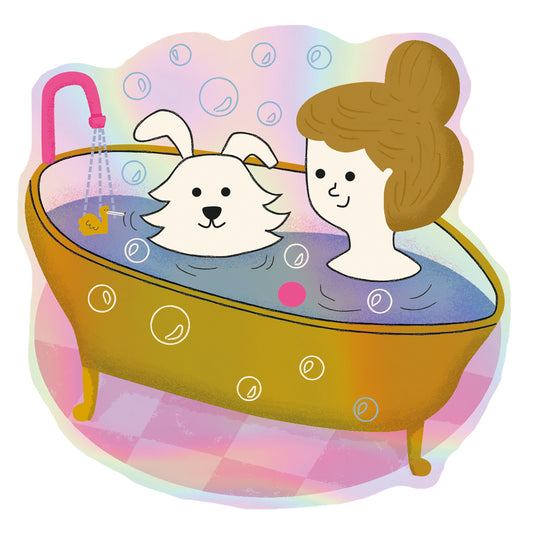 Sticker Tornasol Tokio Bañera