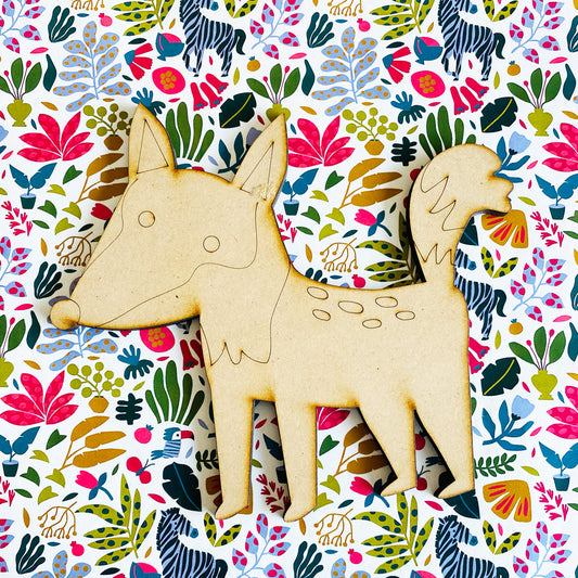 Zorro MDF figura para pintar