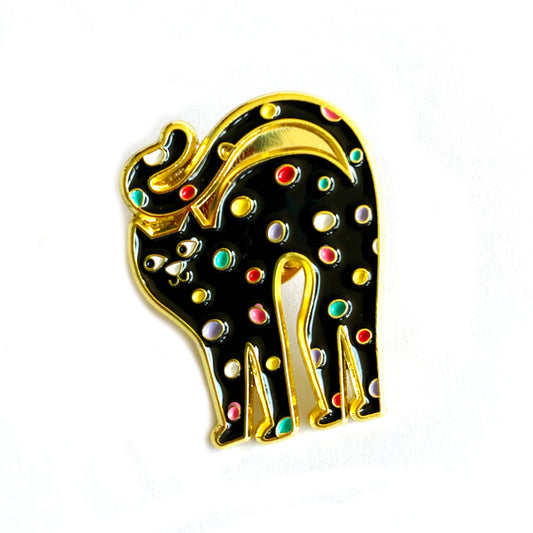 Pin gatito con puntos