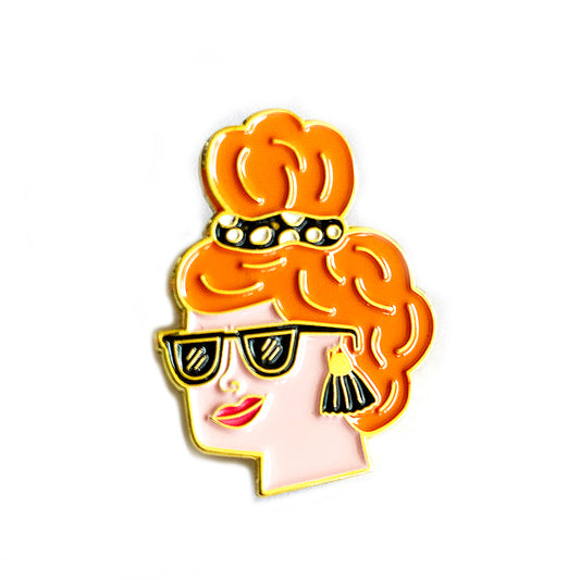 Pin Mujer lentes de sol