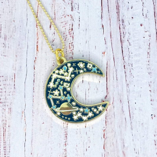 Colgante Luna - Universo