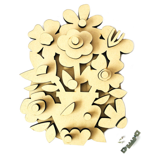 Set Florero MDF S para pintar