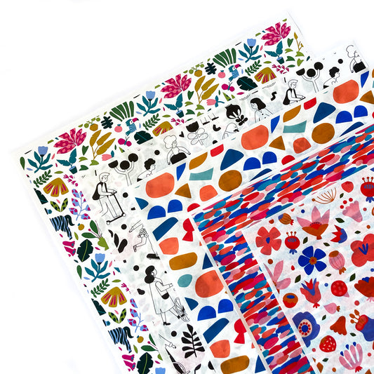 Set 5 papeles para envolver