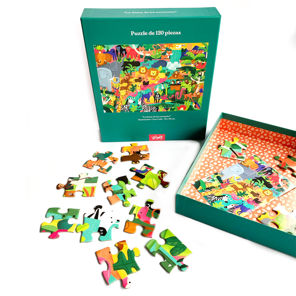 Puzzle 120 piezas Animales